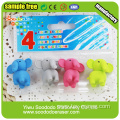 cute elephant animal erasers puzzle eraser rubber